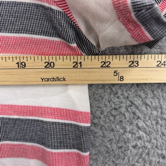 Lacoste T-Shirt Men’s XL Striped Regular Fit Crew Neck Cotton Made in Morocco - Picture 4 of 10